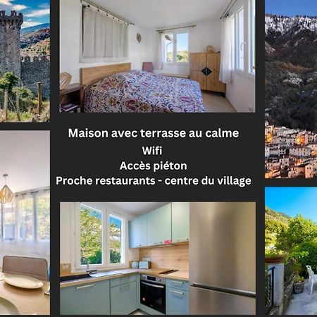 La Tiniera A Luceram - Maison Renovee 2023- Terrasse - Wifi - Village Des Creches Eksteriør bilde